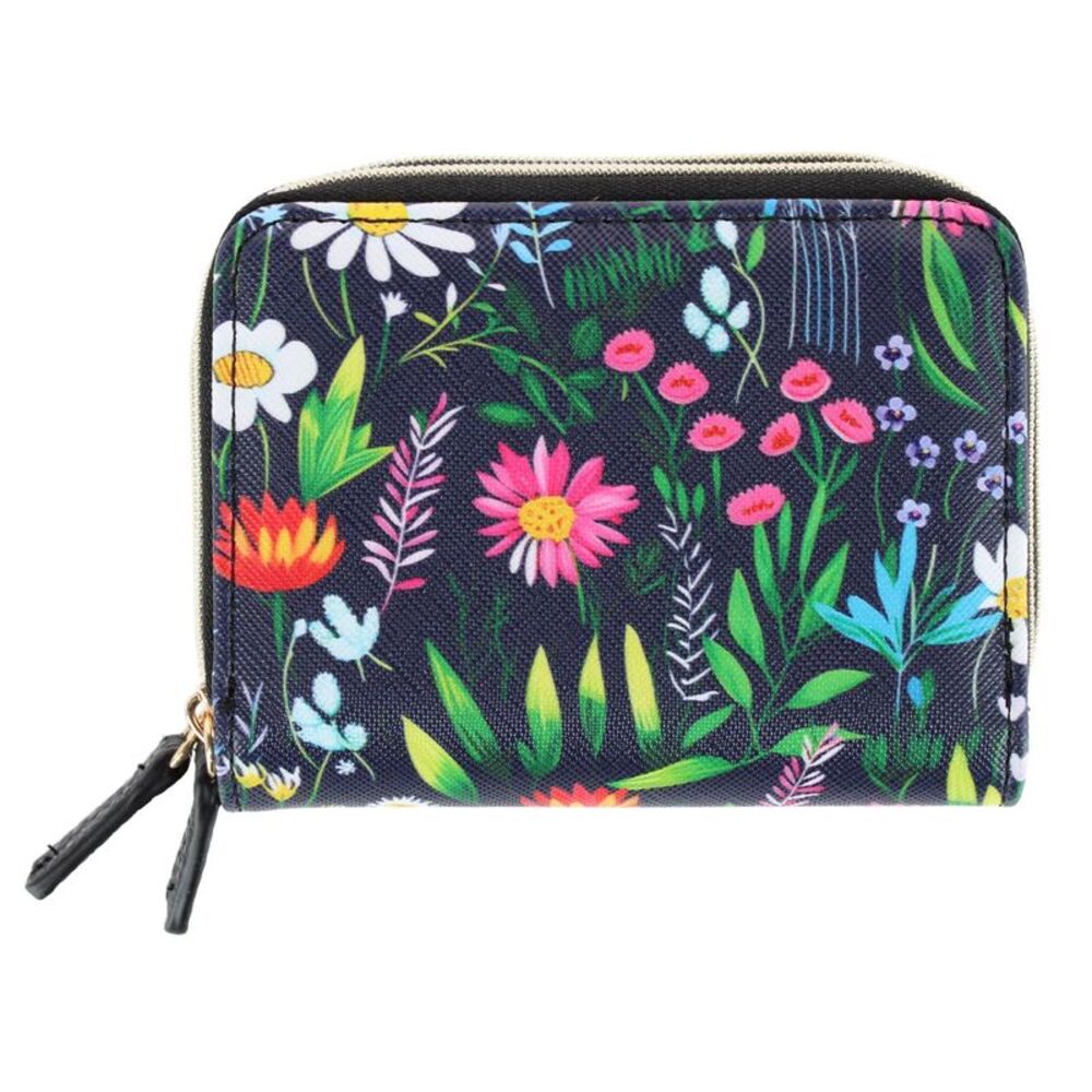 Buxton Women's Stylish Colored Multi Card Case Wizard Wallet
